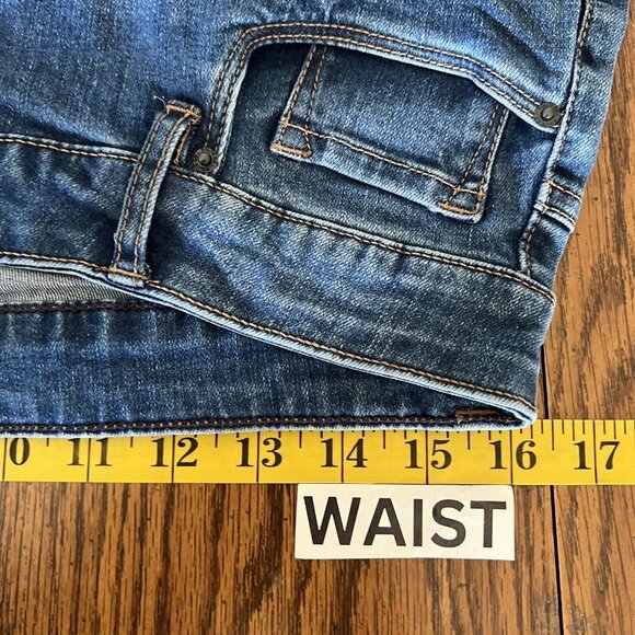 Route 66 Women's Flare Slim Fit Stretch Blue Denim Jeans Size 30 Mid Rise NWT - Picture 8 of 11